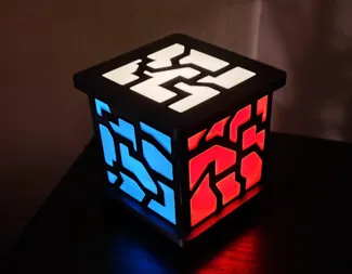 Mini Cube Tealight Lamp 