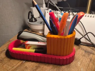 Pen Holder & Tray Set