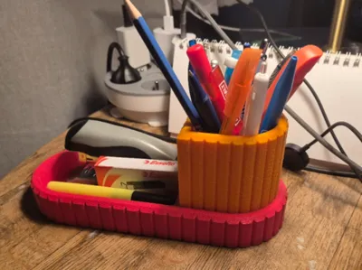 Pen Holder & Tray Set