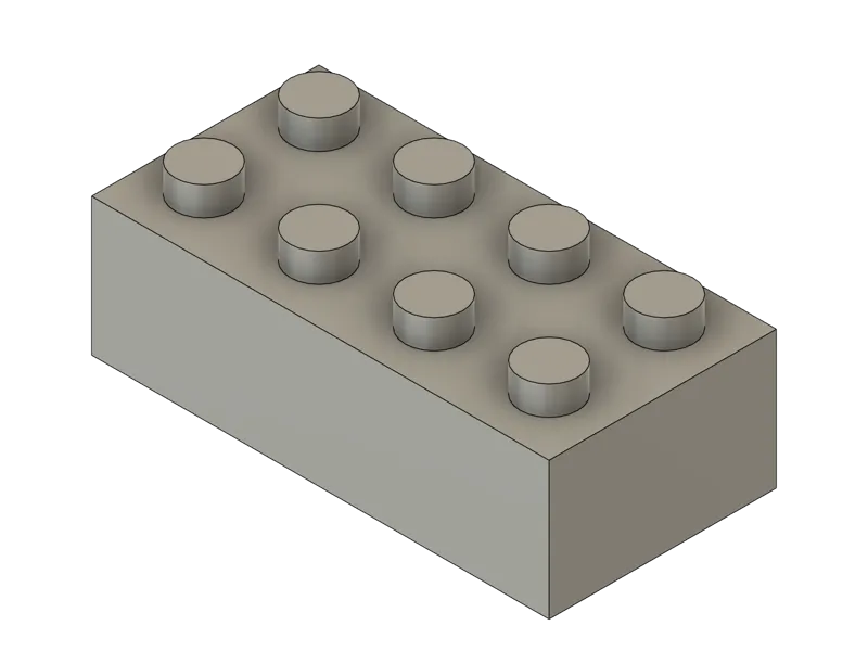 Legostein 2x4