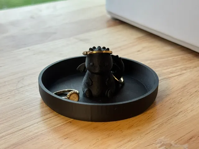 Cute Chibi Dragon Ring Dish