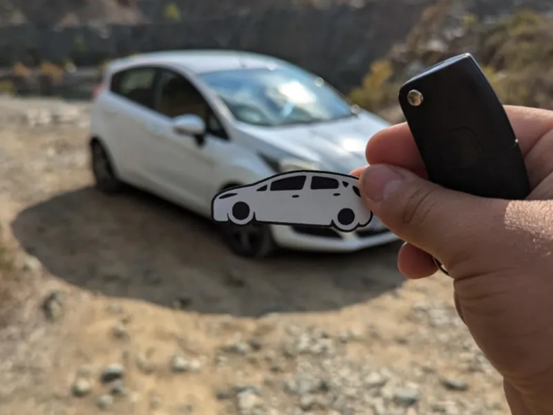 Ford Fiesta MK7.5 Keychain