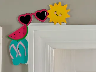 Summer Themed Door Corner