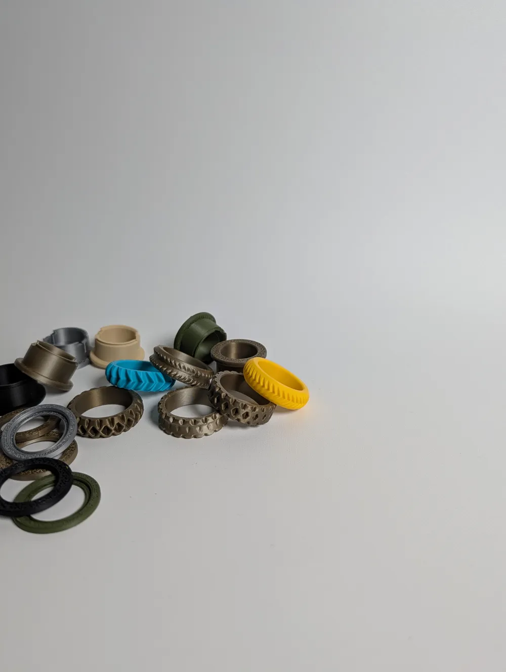 Fidget Rings - The Addictive EDC Collection - Free 3D Print Model ...