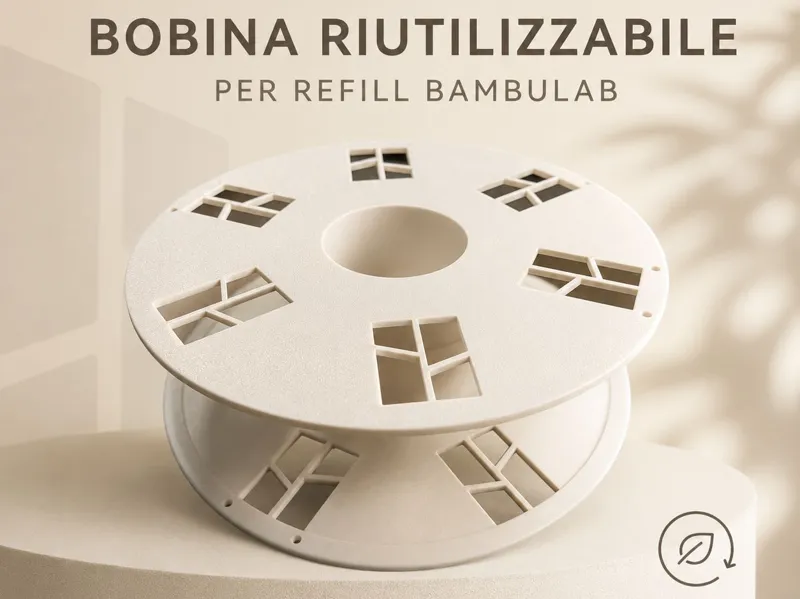 bobina per refill bambulab con logo
