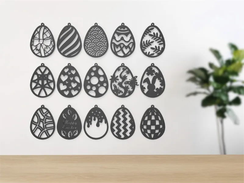 Easter Egg Ornaments Collection Decoration