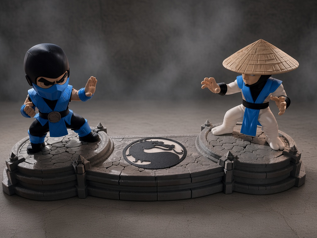 Mortal Kombat Figure Base - 3D printed Characters, in stock in India