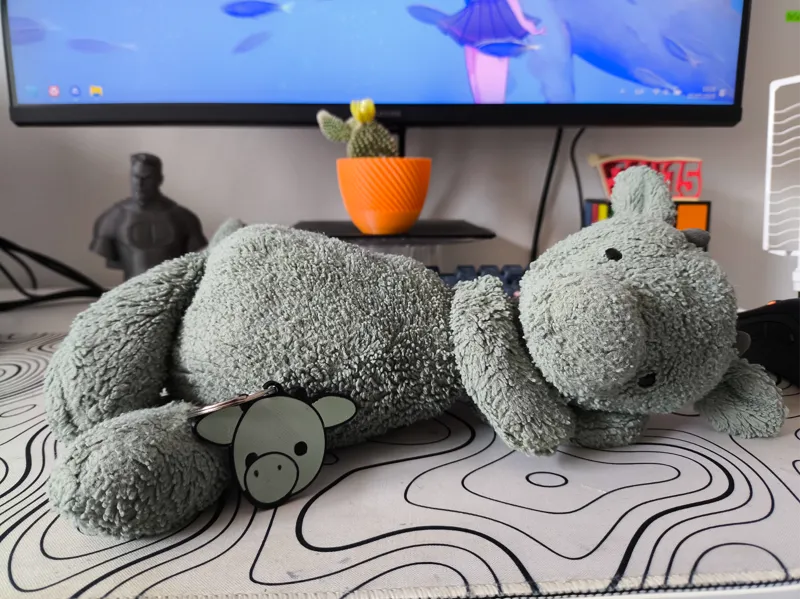 Pocket-Sized Jellycat Dragon! - Keychain