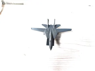 美国F-14“雄猫”战斗机，带展示架