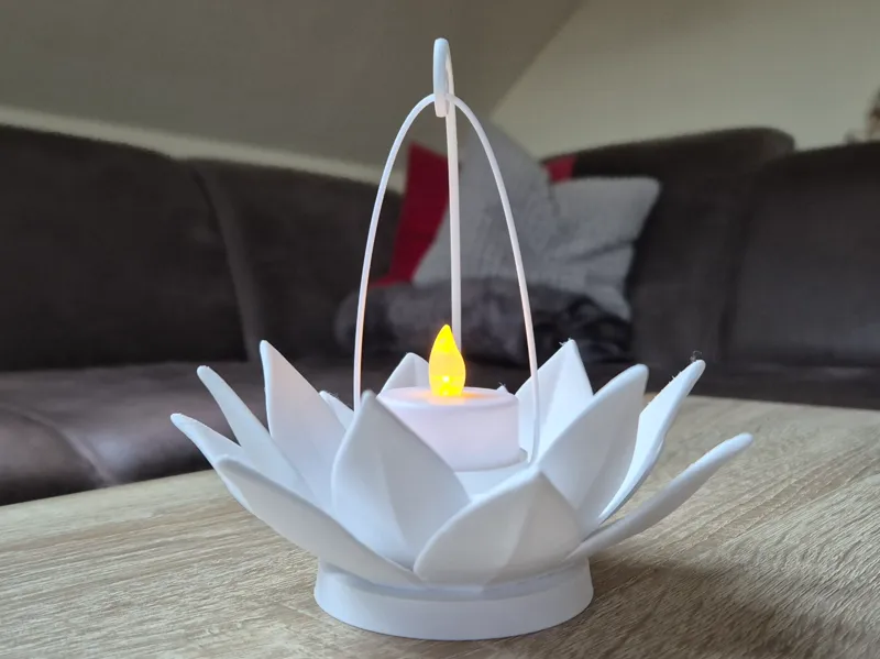 Lotus LED Tea Light Holder