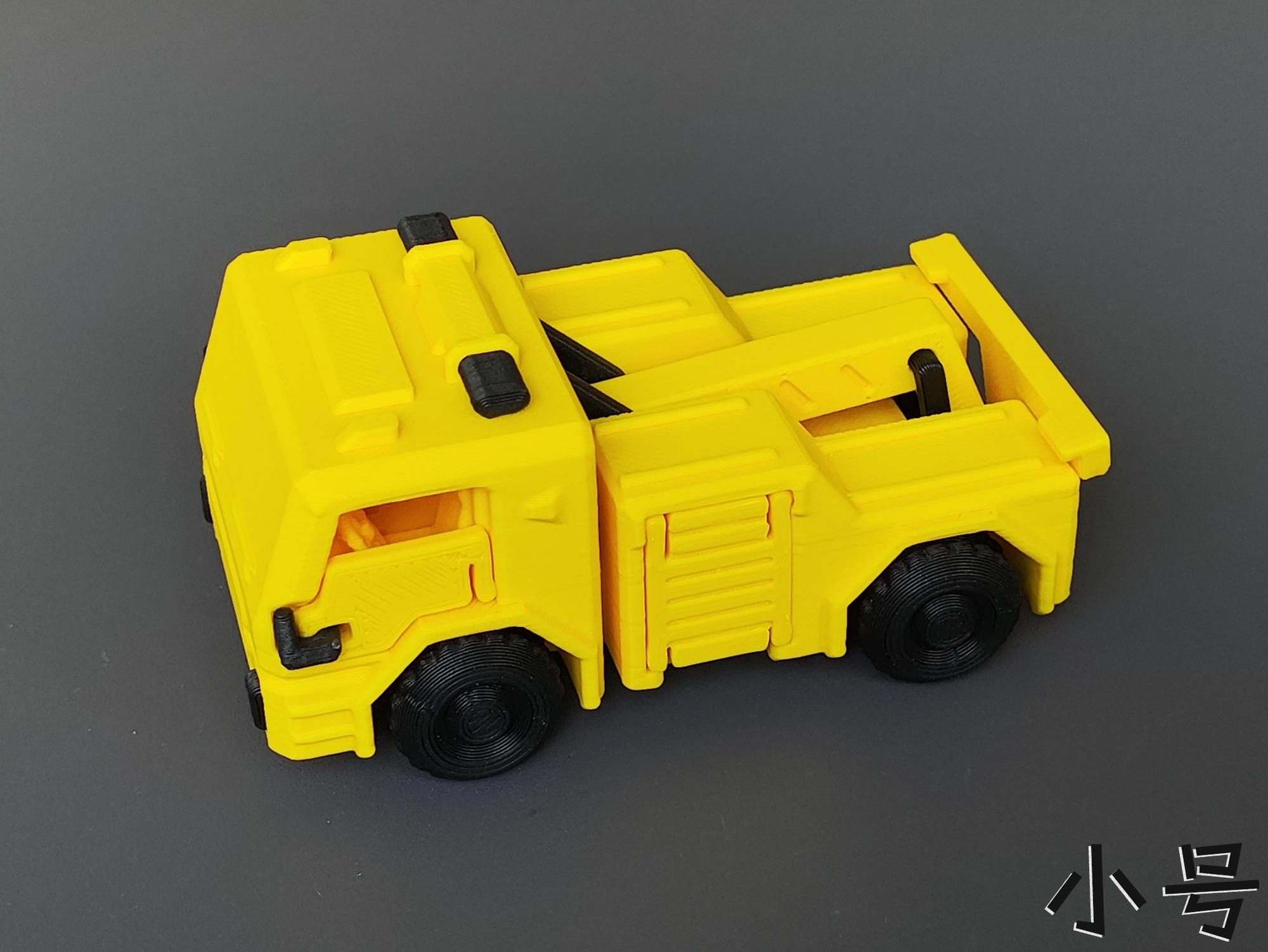 Miniatura 3 do modelo 3D 双款式：道路清障车，分盘双色/单色精简版（无支撑，无需五金件）