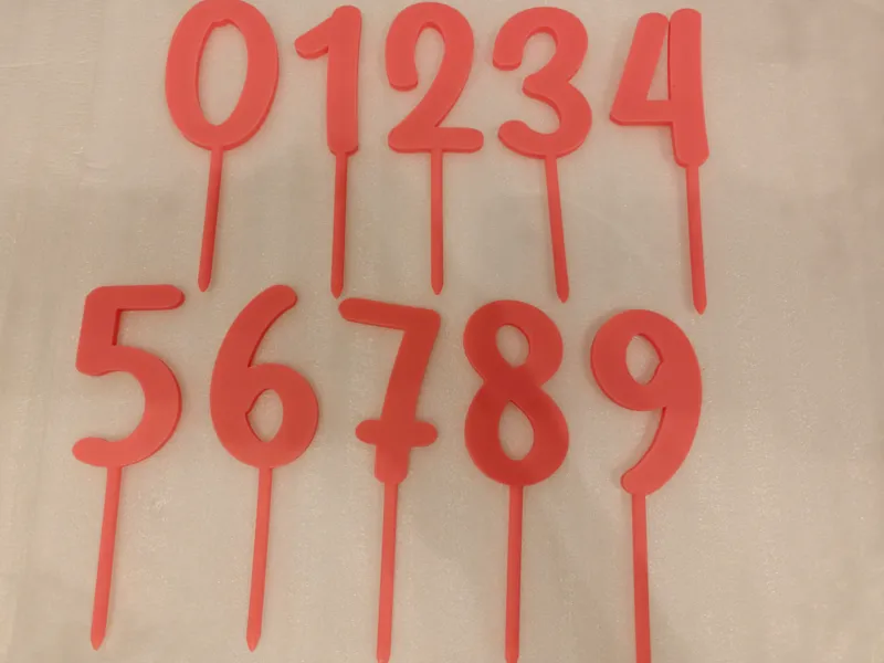 Cake Topper Numbers