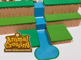 Animal Crossing Rivers, Waterfalls, & Ponds