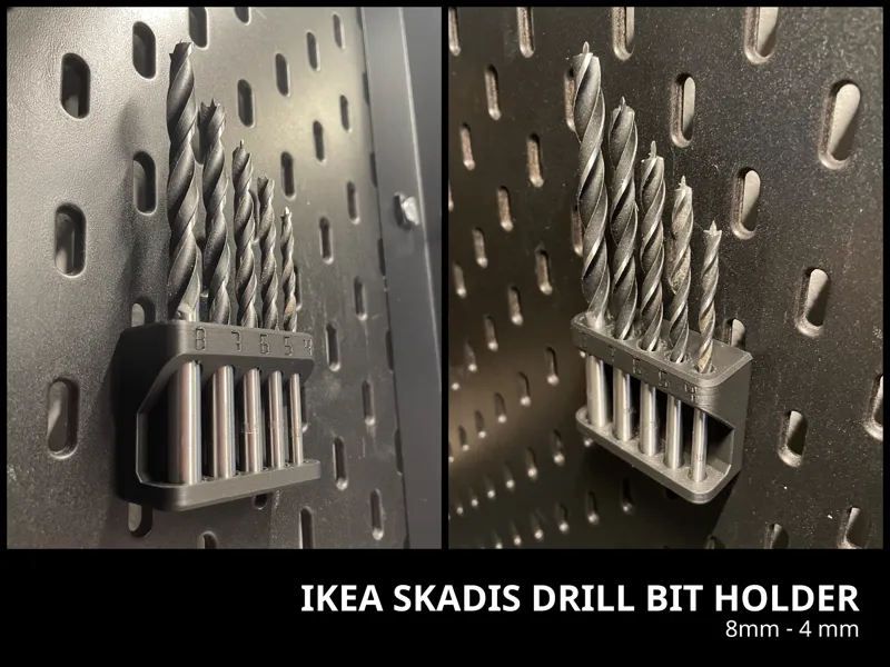 IKEA SKADIS Drill Bit Holder