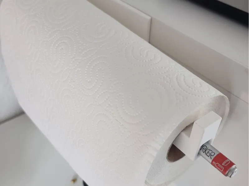 Papertowel Kitchen Roll Holder Back Mount with pen