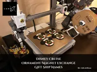 Disney Wish Cruise Ornament & Magnet for Exchange Gift V1.5