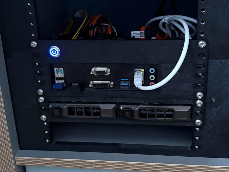KallRax - 2U mITX PC/Server Tray