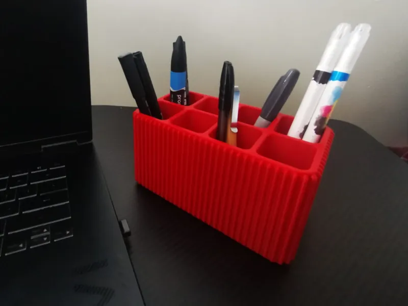 Pen and Desk Organizer, 6 Compartment