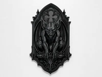 Gargoyle Wall Plaque