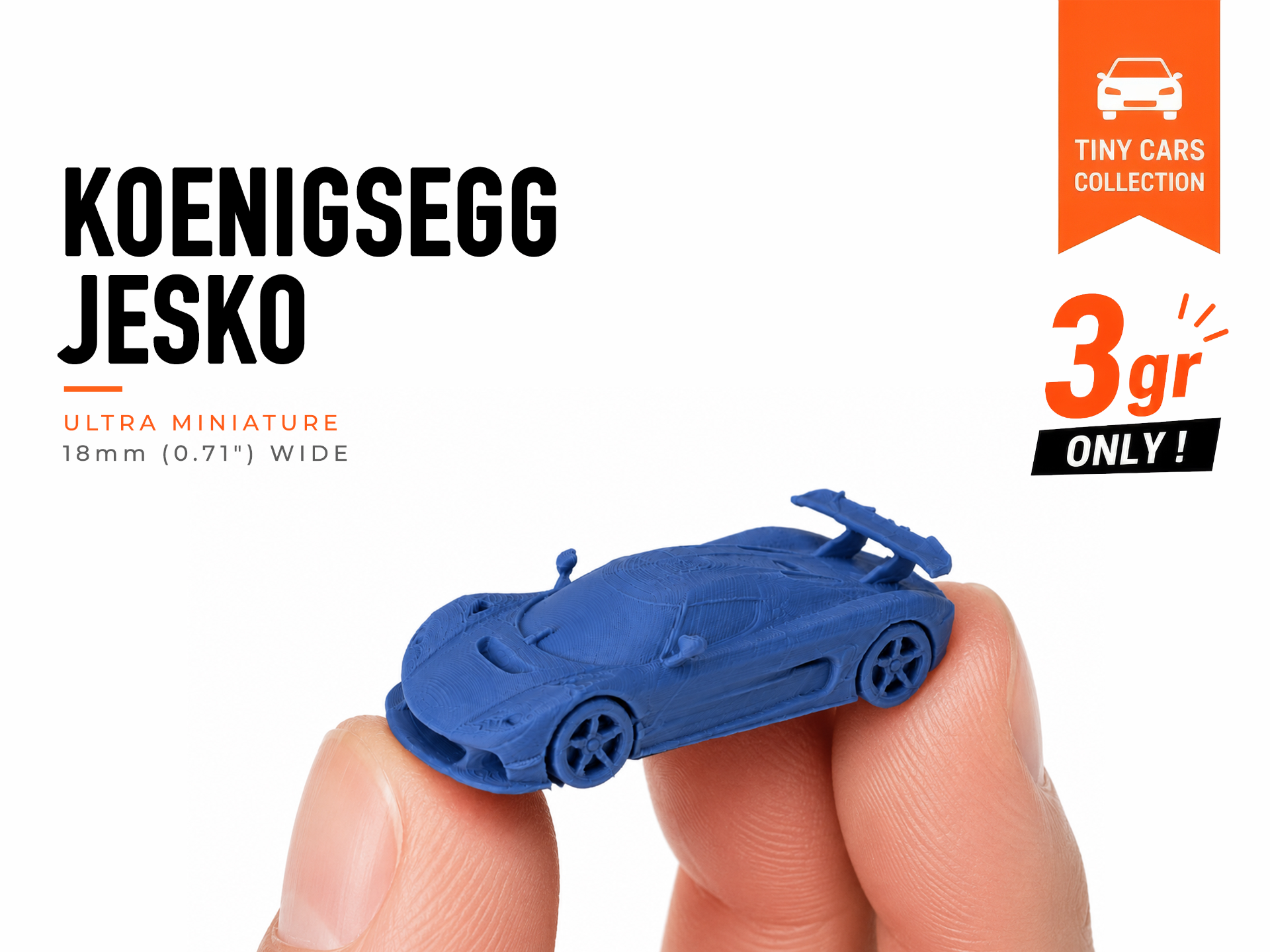 Tiny Koenigsegg Jesko - Mini Cars Series