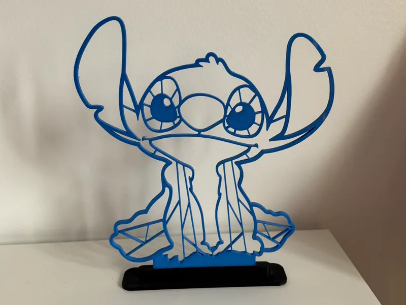 Stitch Low Poly Decoration 
