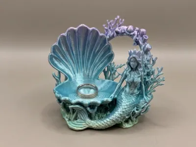 Mermaid Shell Ring Dish