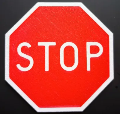 Coaster Stop-sign