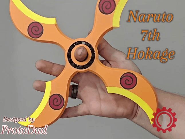 Fidget Shuriken finger spinner Naruto Theme 