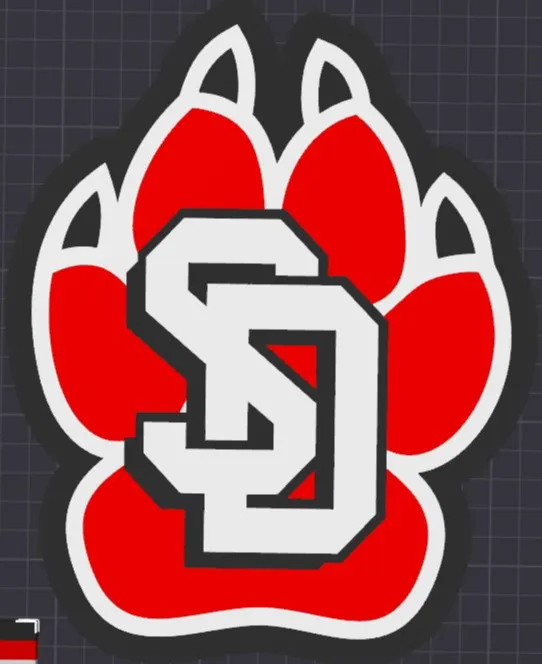 University of South Dakota lightbox