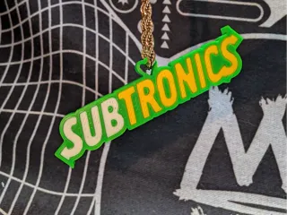 Subtronics "Subway Logo" Custom Pendant / Keychain