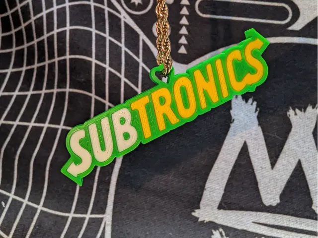 Subtronics "Subway Logo" Custom Pendant / Keychain