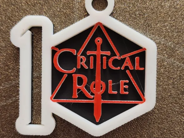 Critical Role Keychain - 10 Years Anniversary 