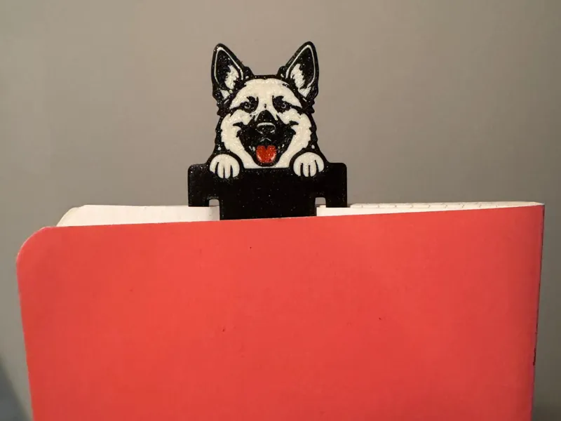 German Shepherd bookmark