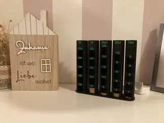 Spardose mit ablesbarem Wert