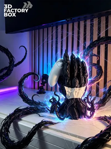 Soporte: Gaming Controller Stand - Inspired by Venom FanArt — vista de referencia 2