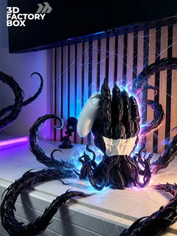 Soporte: Gaming Controller Stand - Inspired by Venom FanArt — vista de referencia 3