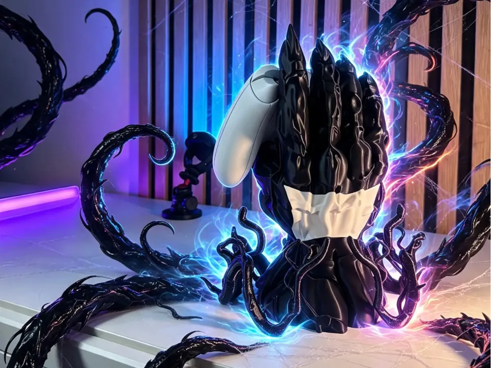 Soporte: Gaming Controller Stand - Inspired by Venom FanArt. Referencia del modelo original.