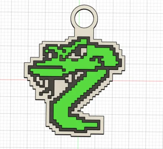 Snake Nokia keychain