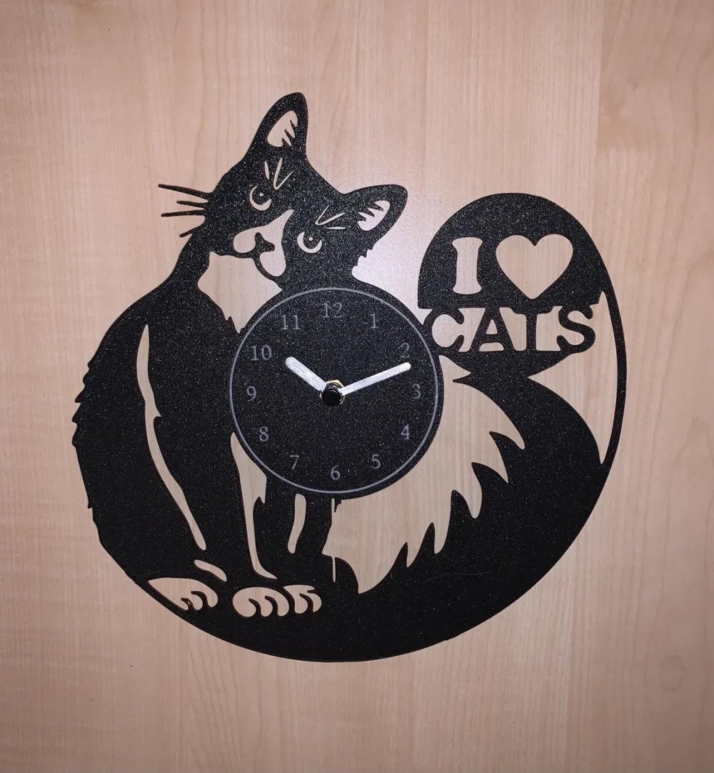 I love cats Clock by gare-sb - MakerWorld