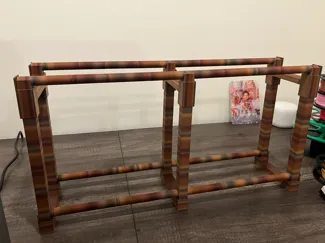 Fully Printable modular spool rack w/rods, no glue