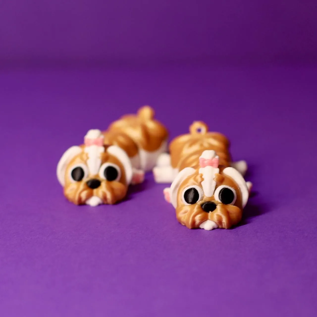 Articulated Shih Tzu - Flexi Dog & Keychain view 2