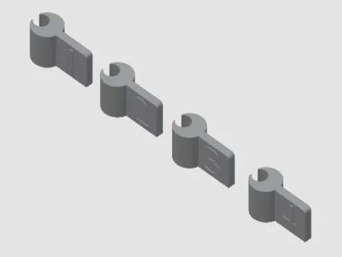 AMS lite wire pipe nameplate