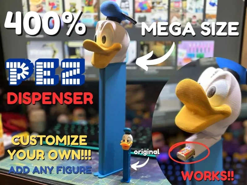 400% SCALE PEZ DISPENSER