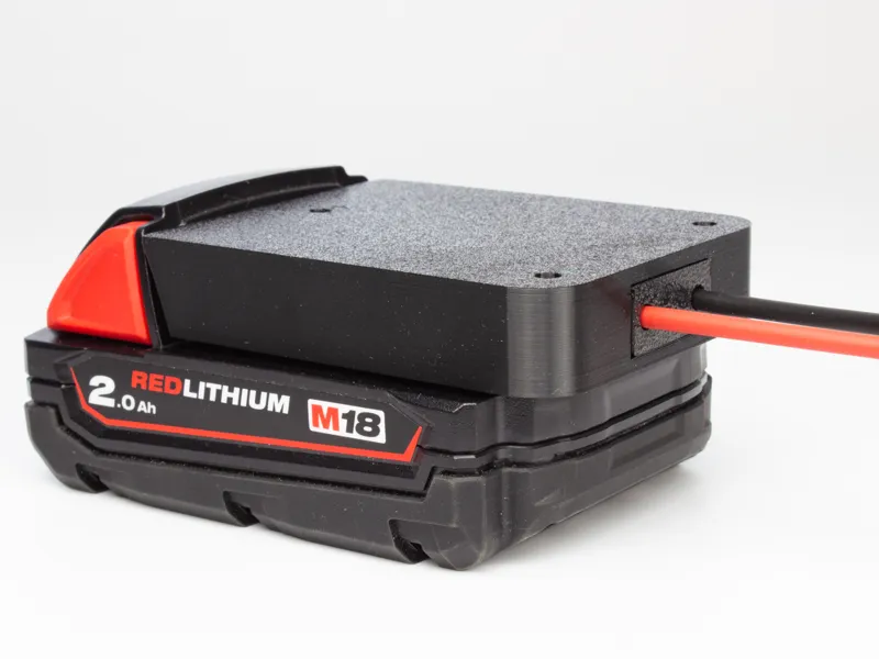Milwaukee M18 battery adapter for DIY projects