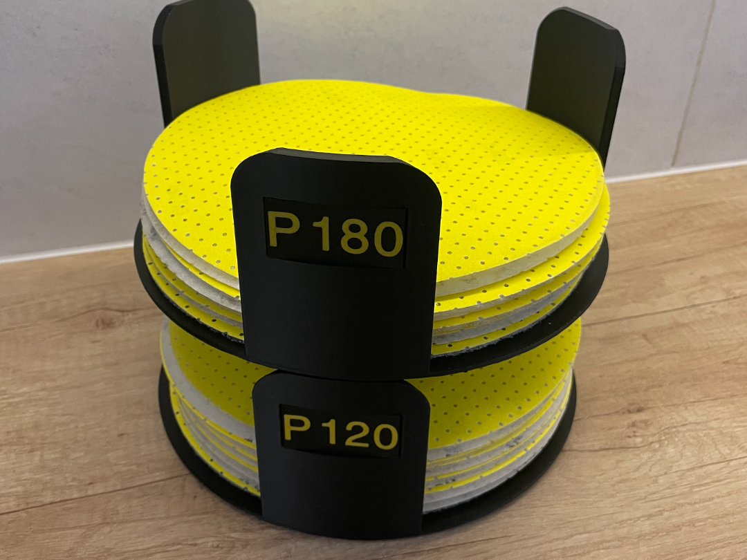 Sanding paper storage box holder 225mm