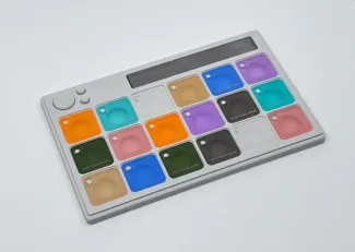 Splatoon 3 DLC 调色盘风格色卡展示板