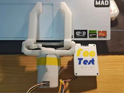 Accurate FOC Force Feedback Gripper