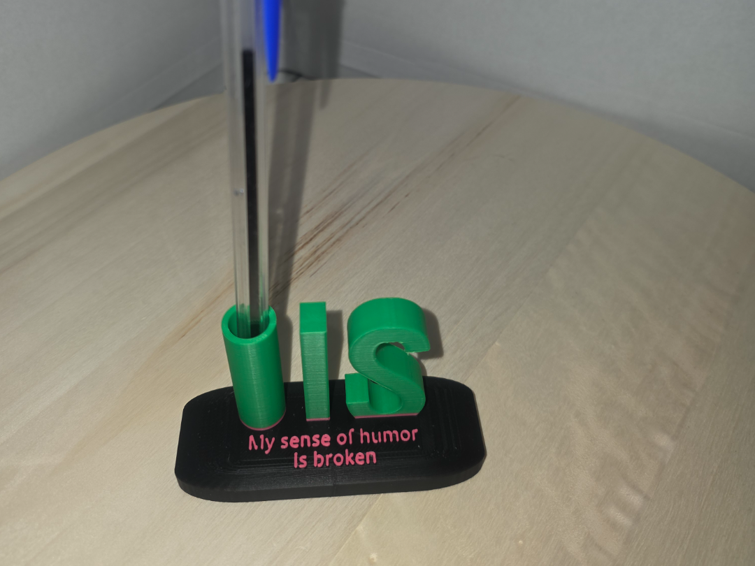 (PEN) IS pen holder joke 