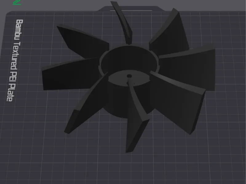 A compressor fan