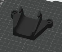 the monitor is hanging at an angle